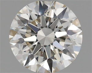 Picture of Natural Diamond 0.59 Carats, Round with Excellent Cut, J Color, VVS2 Clarity and Certified by IGI