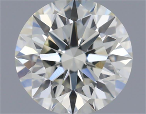 Picture of Natural Diamond 0.59 Carats, Round with Excellent Cut, J Color, VS1 Clarity and Certified by IGI