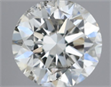 Natural Diamond 0.40 Carats, Round with Excellent Cut, H Color, SI2 Clarity and Certified by IGI