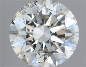 Picture of Natural Diamond 0.40 Carats, Round with Excellent Cut, H Color, SI2 Clarity and Certified by IGI