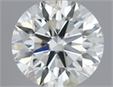 Natural Diamond 0.41 Carats, Round with Excellent Cut, H Color, SI2 Clarity and Certified by IGI