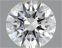 Natural Diamond 0.41 Carats, Round with Excellent Cut, H Color, SI2 Clarity and Certified by IGI