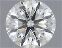 Natural Diamond 0.50 Carats, Round with Very Good Cut, K Color, SI2 Clarity and Certified by IGI