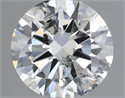 Natural Diamond 0.50 Carats, Round with Excellent Cut, H Color, SI2 Clarity and Certified by IGI