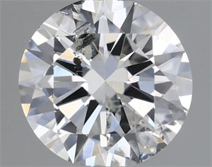 Picture of Natural Diamond 0.50 Carats, Round with Excellent Cut, H Color, SI2 Clarity and Certified by IGI