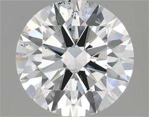 Picture of Natural Diamond 2.00 Carats, Round with Excellent Cut, G Color, SI1 Clarity and Certified by IGI