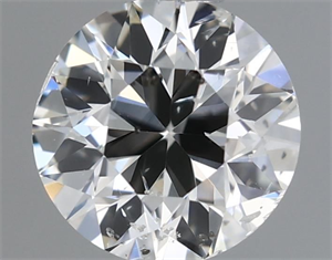 Picture of Natural Diamond 0.50 Carats, Round with Very Good Cut, H Color, SI2 Clarity and Certified by GIA