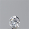 Natural Diamond 0.40 Carats, Round with Excellent Cut, D Color, VS2 Clarity and Certified by GIA