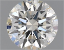 Natural Diamond 0.41 Carats, Round with Excellent Cut, I Color, VS1 Clarity and Certified by IGI