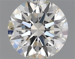 Picture of Natural Diamond 0.41 Carats, Round with Excellent Cut, I Color, VS1 Clarity and Certified by IGI