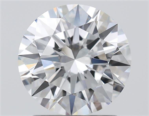 Picture of Natural Diamond 1.70 Carats, Round with Excellent Cut, F Color, VVS1 Clarity and Certified by GIA