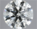 Natural Diamond 0.40 Carats, Round with Excellent Cut, I Color, SI2 Clarity and Certified by IGI