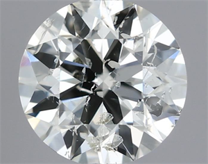 Picture of Natural Diamond 0.40 Carats, Round with Excellent Cut, I Color, SI2 Clarity and Certified by IGI