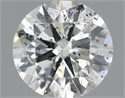 Natural Diamond 0.42 Carats, Round with Excellent Cut, I Color, SI2 Clarity and Certified by IGI