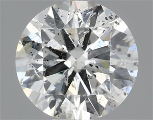 Picture of Natural Diamond 0.42 Carats, Round with Excellent Cut, I Color, SI2 Clarity and Certified by IGI