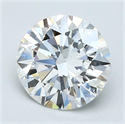 Natural Diamond 1.56 Carats, Round with Excellent Cut, F Color, VS1 Clarity and Certified by GIA