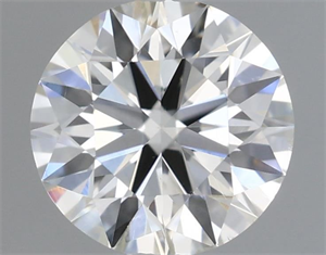 Picture of Natural Diamond 0.50 Carats, Round with Excellent Cut, H Color, SI2 Clarity and Certified by IGI