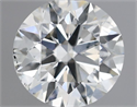 Natural Diamond 0.50 Carats, Round with Excellent Cut, H Color, SI1 Clarity and Certified by IGI