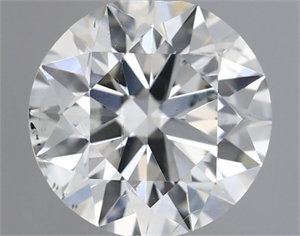 Picture of Natural Diamond 0.50 Carats, Round with Excellent Cut, H Color, SI1 Clarity and Certified by IGI