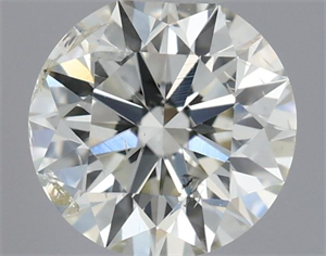 Picture of Natural Diamond 0.51 Carats, Round with Excellent Cut, I Color, SI2 Clarity and Certified by IGI