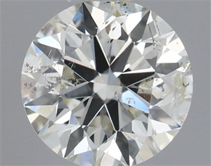 Picture of Natural Diamond 0.51 Carats, Round with Excellent Cut, I Color, SI2 Clarity and Certified by IGI