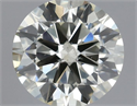 Natural Diamond 0.50 Carats, Round with Excellent Cut, K Color, SI2 Clarity and Certified by IGI