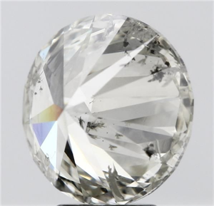 Picture of Natural Diamond 5.05 Carats, Round with Excellent Cut, J Color, I1 Clarity and Certified by IGI