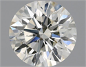 Natural Diamond 0.61 Carats, Round with Excellent Cut, J Color, VS2 Clarity and Certified by IGI