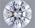 Natural Diamond 0.46 Carats, Round with Excellent Cut, D Color, VS2 Clarity and Certified by GIA