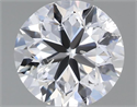 Natural Diamond 0.50 Carats, Round with Very Good Cut, D Color, SI2 Clarity and Certified by IGI