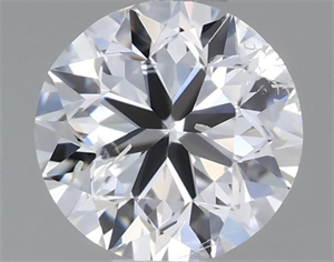 Picture of Natural Diamond 0.50 Carats, Round with Very Good Cut, D Color, SI2 Clarity and Certified by IGI