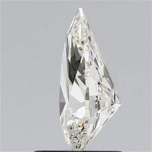 Picture of Natural Diamond 1.02 Carats, Pear with  Cut, K Color, IF Clarity and Certified by IGI