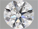 Natural Diamond 2.01 Carats, Round with Very Good Cut, F Color, VVS2 Clarity and Certified by GIA