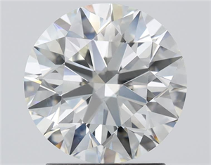 Picture of Natural Diamond 2.03 Carats, Round with Excellent Cut, J Color, VS2 Clarity and Certified by GIA