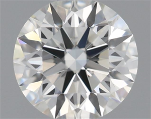 Picture of Natural Diamond 0.41 Carats, Round with Excellent Cut, I Color, VS1 Clarity and Certified by IGI