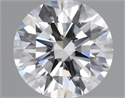 Natural Diamond 1.40 Carats, Round with Excellent Cut, F Color, VVS1 Clarity and Certified by GIA