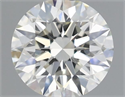 Natural Diamond 0.52 Carats, Round with Excellent Cut, K Color, VVS1 Clarity and Certified by GIA