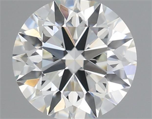 Picture of Natural Diamond 0.52 Carats, Round with Excellent Cut, K Color, VVS1 Clarity and Certified by GIA