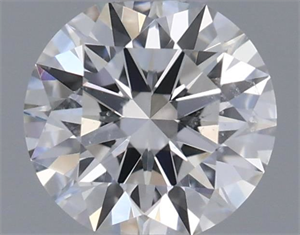 Picture of Natural Diamond 0.40 Carats, Round with Excellent Cut, G Color, SI2 Clarity and Certified by GIA