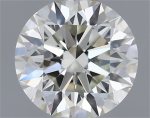 Picture of Natural Diamond 0.50 Carats, Round with Excellent Cut, J Color, VS2 Clarity and Certified by IGI