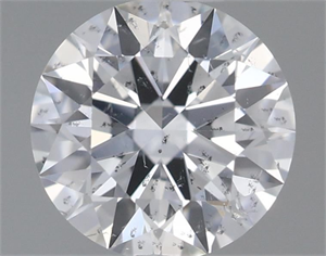 Picture of Natural Diamond 0.50 Carats, Round with Excellent Cut, E Color, I1 Clarity and Certified by GIA