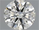 Natural Diamond 0.50 Carats, Round with Excellent Cut, I Color, VS2 Clarity and Certified by IGI