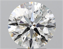 Natural Diamond 3.20 Carats, Round with Excellent Cut, J Color, SI2 Clarity and Certified by GIA