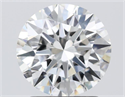 Natural Diamond 2.01 Carats, Round with Excellent Cut, H Color, VVS2 Clarity and Certified by GIA