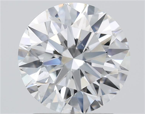 Picture of Natural Diamond 1.87 Carats, Round with Excellent Cut, F Color, VS2 Clarity and Certified by GIA