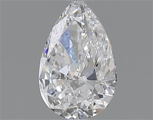 Picture of Natural Diamond 1.00 Carats, Pear with  Cut, D Color, SI1 Clarity and Certified by GIA