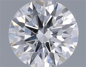 Picture of Natural Diamond 0.41 Carats, Round with Excellent Cut, F Color, SI1 Clarity and Certified by GIA