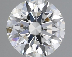 Picture of Natural Diamond 0.40 Carats, Round with Excellent Cut, I Color, IF Clarity and Certified by GIA