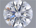 Natural Diamond 0.40 Carats, Round with Excellent Cut, F Color, SI1 Clarity and Certified by GIA