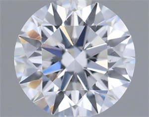 Picture of Natural Diamond 0.40 Carats, Round with Excellent Cut, F Color, SI1 Clarity and Certified by GIA